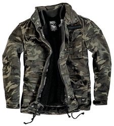 Army Field Jacket, Black Premium by EMP, Zimní bunda