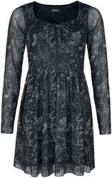Síťovinové šaty Night forest, Jawbreaker, Krátké šaty