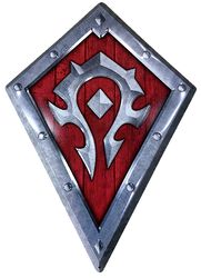 Horde Shield, World Of Warcraft, Kovové cedule