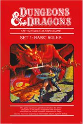 Basic rules, Dungeons and Dragons, Plakáty