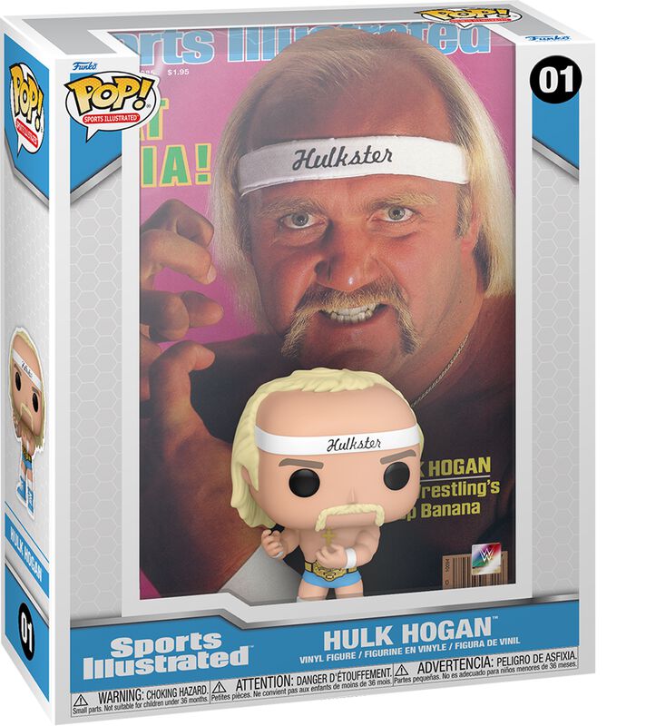Vinylová figurka č.01 Hulk Hogan (Pop! Illustrated)