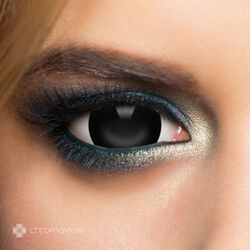 Chromaview Mini Sclera Black Daily Disposable Contact Lenses, Chromaview, Fasjion Kontaktní čočky