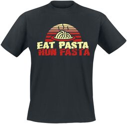Eat pasta - Run fasta, Food, Tričko
