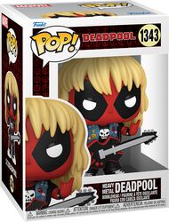 Vinylová figurka č.1343 Heavy Metal Deadpool, Deadpool, Funko Pop!