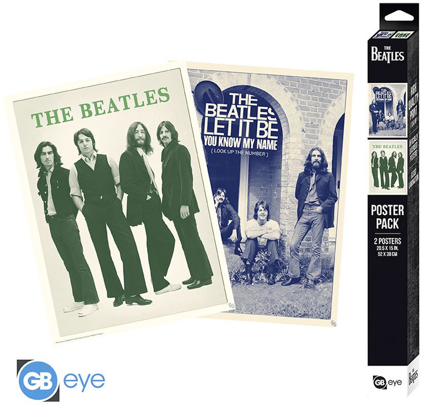 Set 2 Chibi Posters - The Beatles