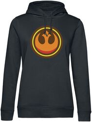 Rebel Logo, Star Wars, Mikina s kapucí