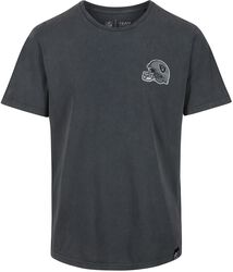 NFL Raiders college - černé seprané, Recovered Clothing, Tričko