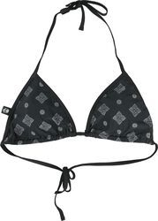 Bikini Top With Celtic Prints, Black Premium by EMP, Vrchní díl bikin