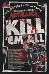 Kill´Em All 83 Tour, Metallica, Plakáty