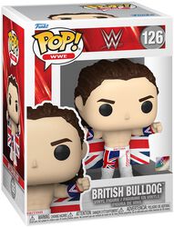 Vinylová figurka č.126 British Bulldog, WWE, Funko Pop!