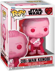 Vinylová figurka č.671 Obi-Wan Kenobi (Valentine´s Day), Star Wars, Funko Pop!
