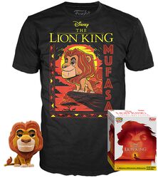 POP! a tričko Mufasa (s jemným povrchem) - tričko plus Funko, The Lion King, Funko Pop!
