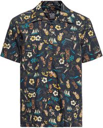 Košile Tropical Deluxe v havajském stylu, King Kerosin, Košile s krátkým rukávem