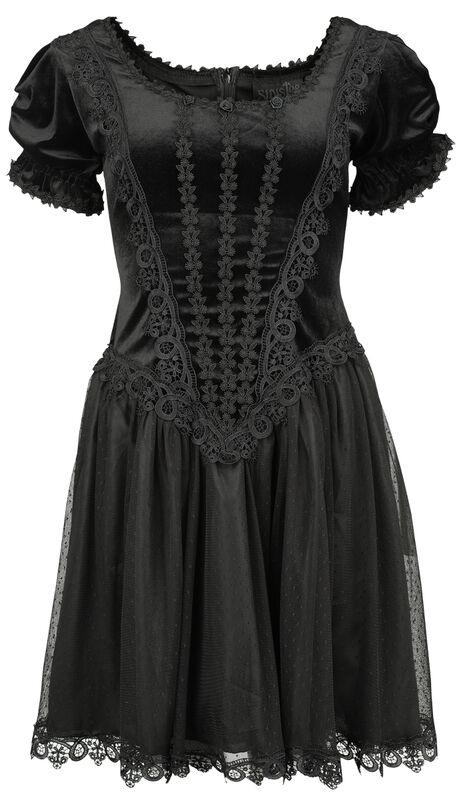 Krátké, gotické šaty