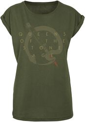 In Times New Roman - Snake Logo, Queens Of The Stone Age, Tričko