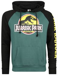 Logo - Park ranger, Jurassic Park, Mikina s kapucí