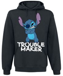 Stitch - Trouble Maker, Lilo & Stitch, Mikina s kapucí