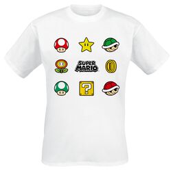 Items, Super Mario, Tričko