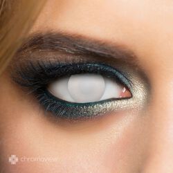 Chromaview Blind White Daily Disposable Contact Lenses, Chromaview, Fasjion Kontaktní čočky