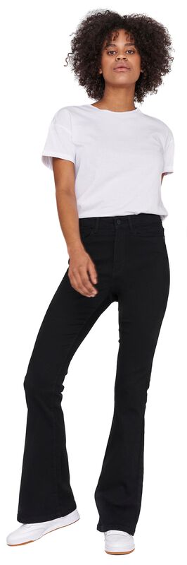 Rozšírené džínsy s vysokým pásom Sallie