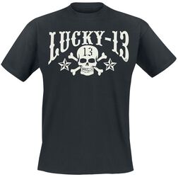Skull Stars, Lucky 13, Tričko