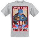 Civil War - Choose A Side, Captain America, Tričko