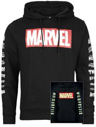 Logo- svítí v tmě, Marvel, Mikina s kapucí