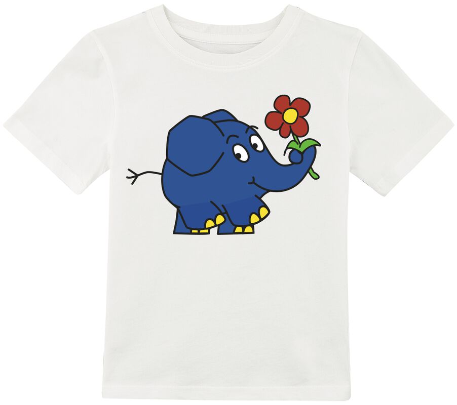 Dětské tričko se slonem a květy