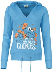 Just here for the cookies, Sesame Street, Mikina s kapucí