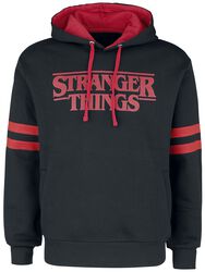 Stranger Things - Logo, Stranger Things, Mikina s kapucí