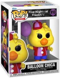 Vinylová figurka č.910 Security Breach - Balloon Chica, Five Nights At Freddy's, Funko Pop!