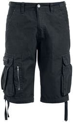Army Vintage Shorts, Black Premium by EMP, Kraťasy