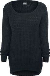 Ladies Long Wideneck Sweater, Urban Classics, Pletený svetr