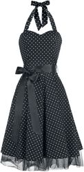 Šaty s malými puntíky, H&R London, Středně dlouhé šaty
