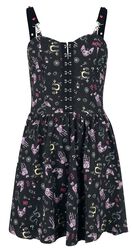 Ditsy Ouija Printed Mini Dress, Jawbreaker, Krátké šaty