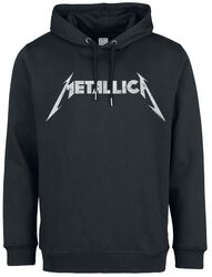 Amplified Collection - White Logo, Metallica, Mikina s kapucí