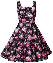Swing Floral Dress, Belsira, Středně dlouhé šaty