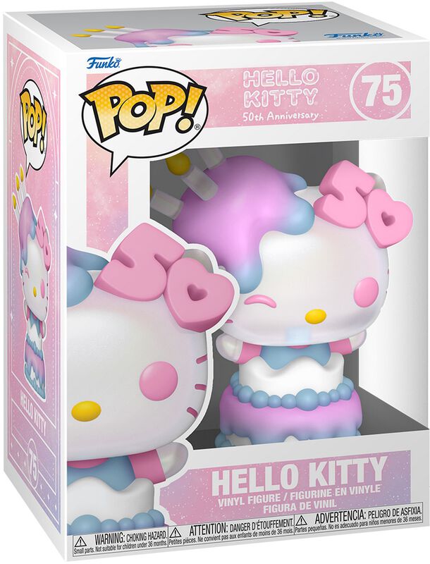 Vinylová figurka č.75 Hello Kitty (50th Anniversary)