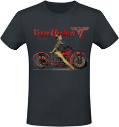 Pinup Motorcycle, Van Halen, Tričko