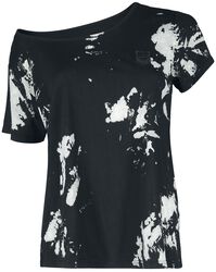 Tričko s batikovým efektem, Black Premium by EMP, Tričko