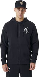 League Essentials - NY Yankees, New Era - MLB, Mikina s kapucí na zip