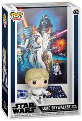 Vinylová figurka č.02 Funko Pop! Film poster - A New Hope Luke Skywalker with R2-D2