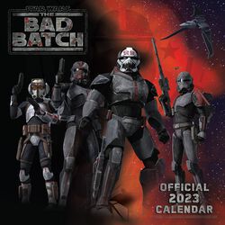 Nástěnný kalendář Bad Batch 2023, Star Wars, Nástěnný kalendář