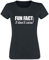 Fun Fact: I Don't Care!, Slogans, Tričko