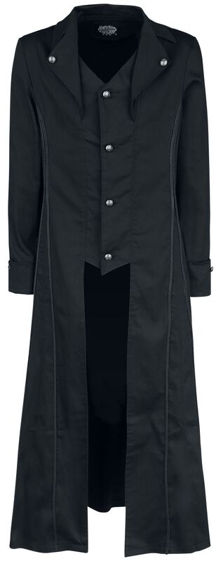 Klasický černý kabát