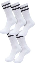 Double Stripe Socks 5-Pack, Urban Classics, Ponožky