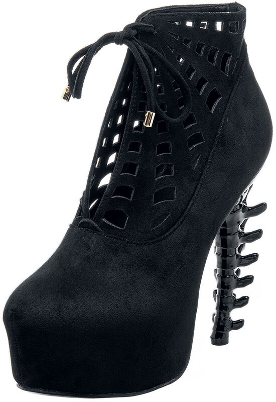 Gotické boty na podpatcích