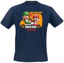Mario Brothers Plumbing, Super Mario, Tričko