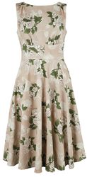Viola Floral Swing Dress, H&R London, Středně dlouhé šaty