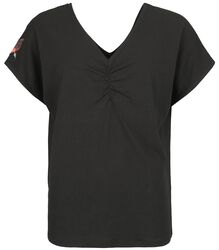 Tričko s Véčkovým výstřihem, Black Premium by EMP, Tričko
